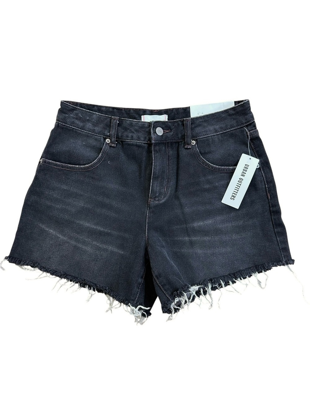 BDG Black High Rise Denim Cutoff Shorts